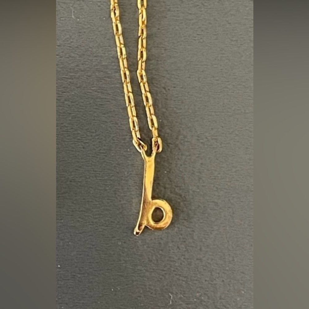 Kate Spade B initial necklace